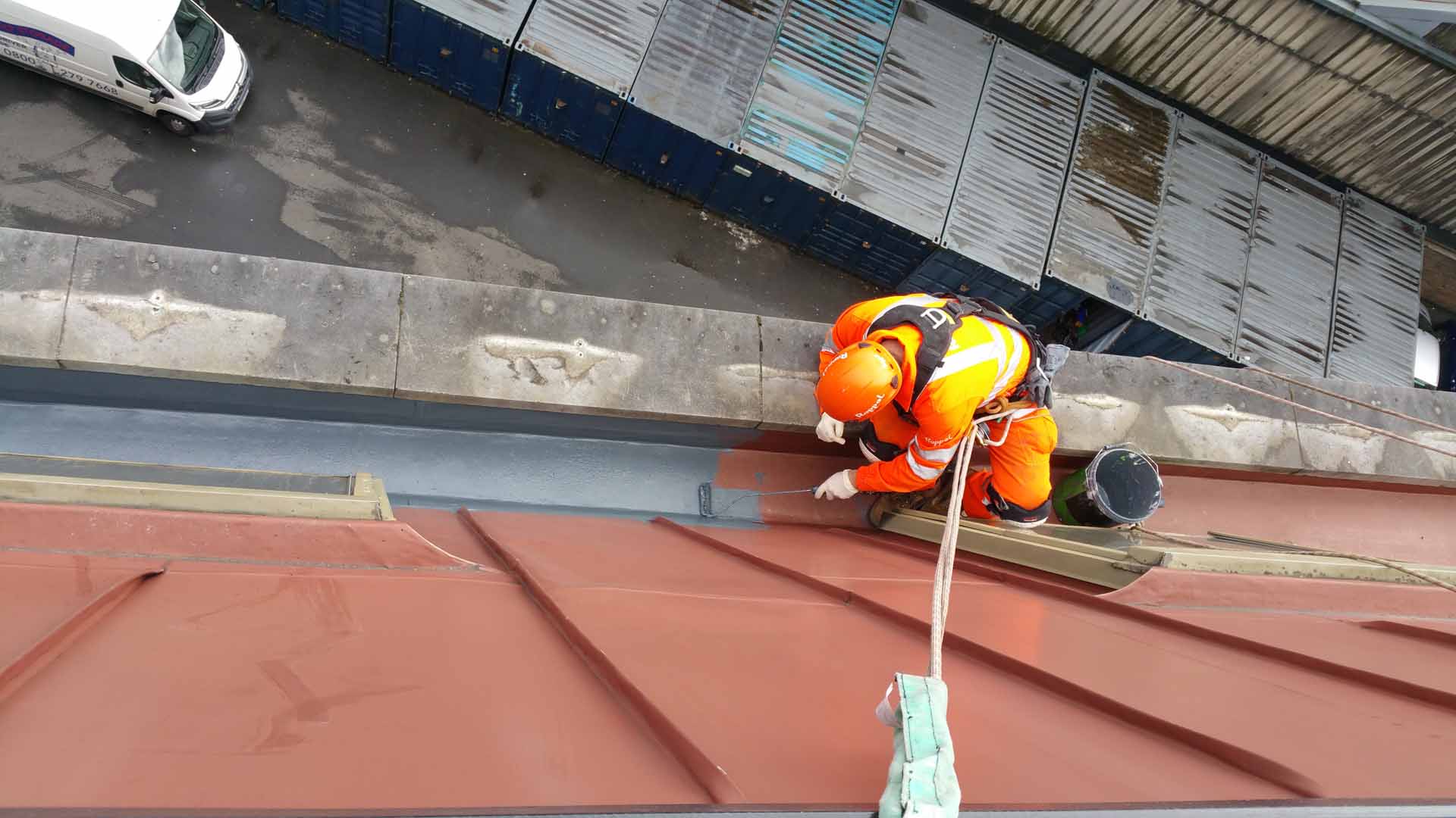 Impermeabilizzazione di una copertura a Roma